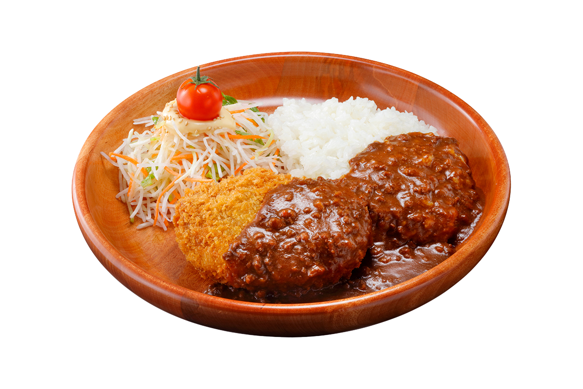 メンチカツカリーディッシュ