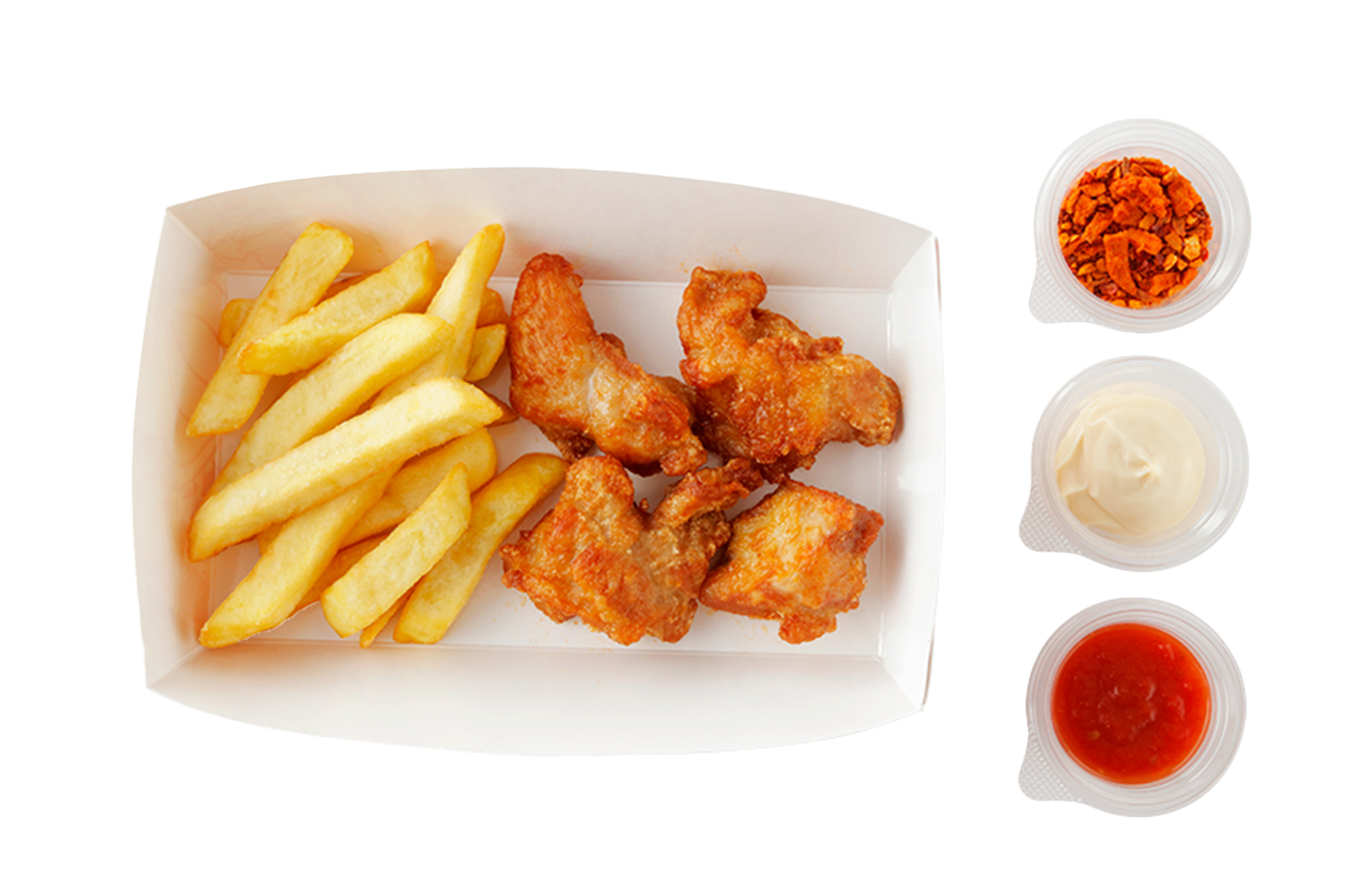 にんにく七味のザンギ＆ポテト