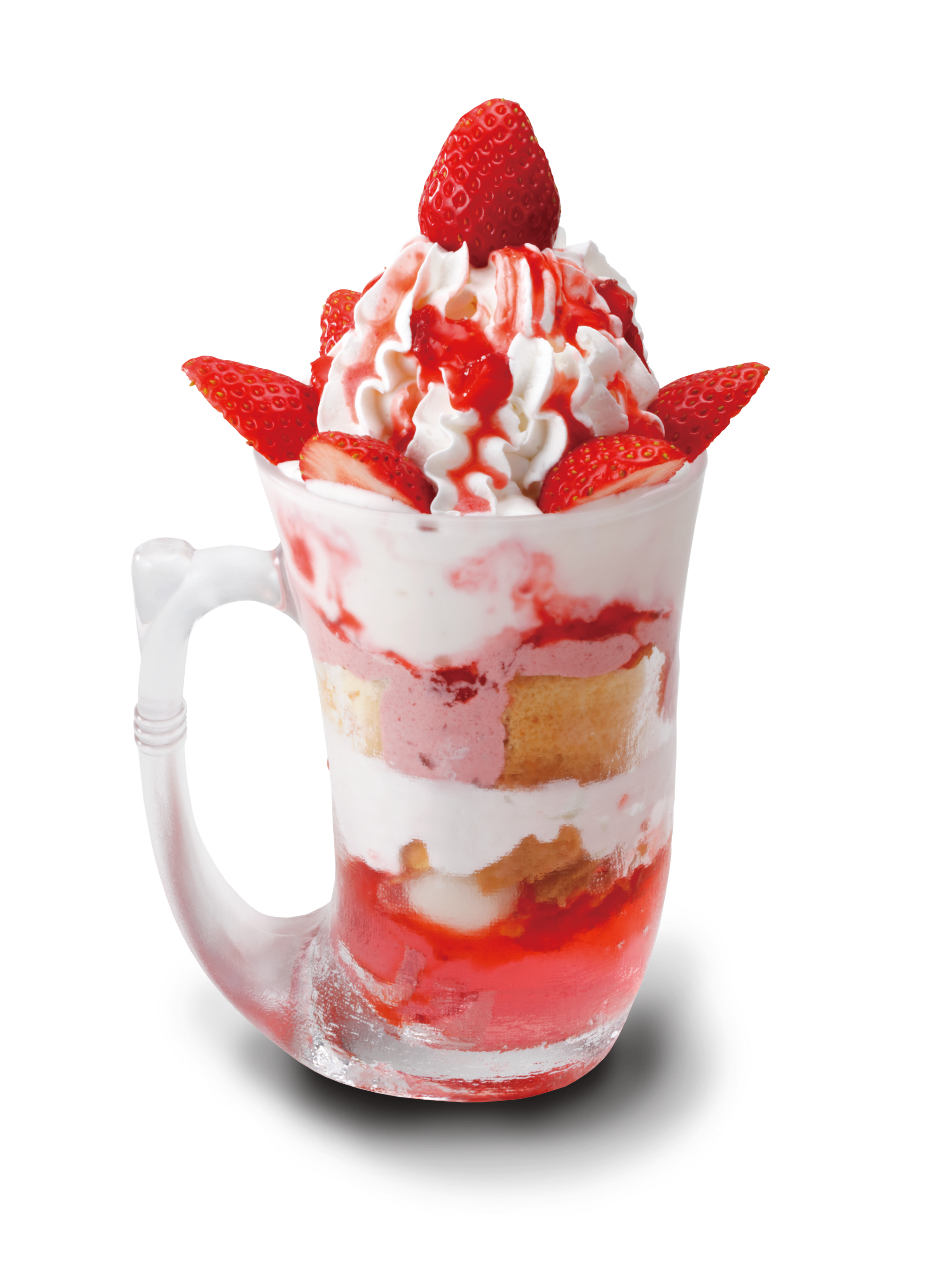 ジョッキパフェ（いちご）