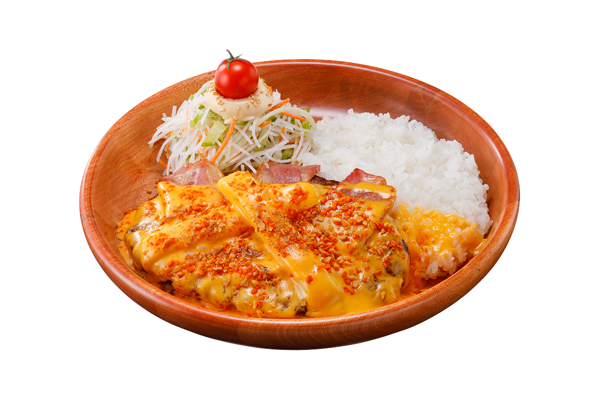 ガーリックベーコンメルティーチーズバーグディッシュ