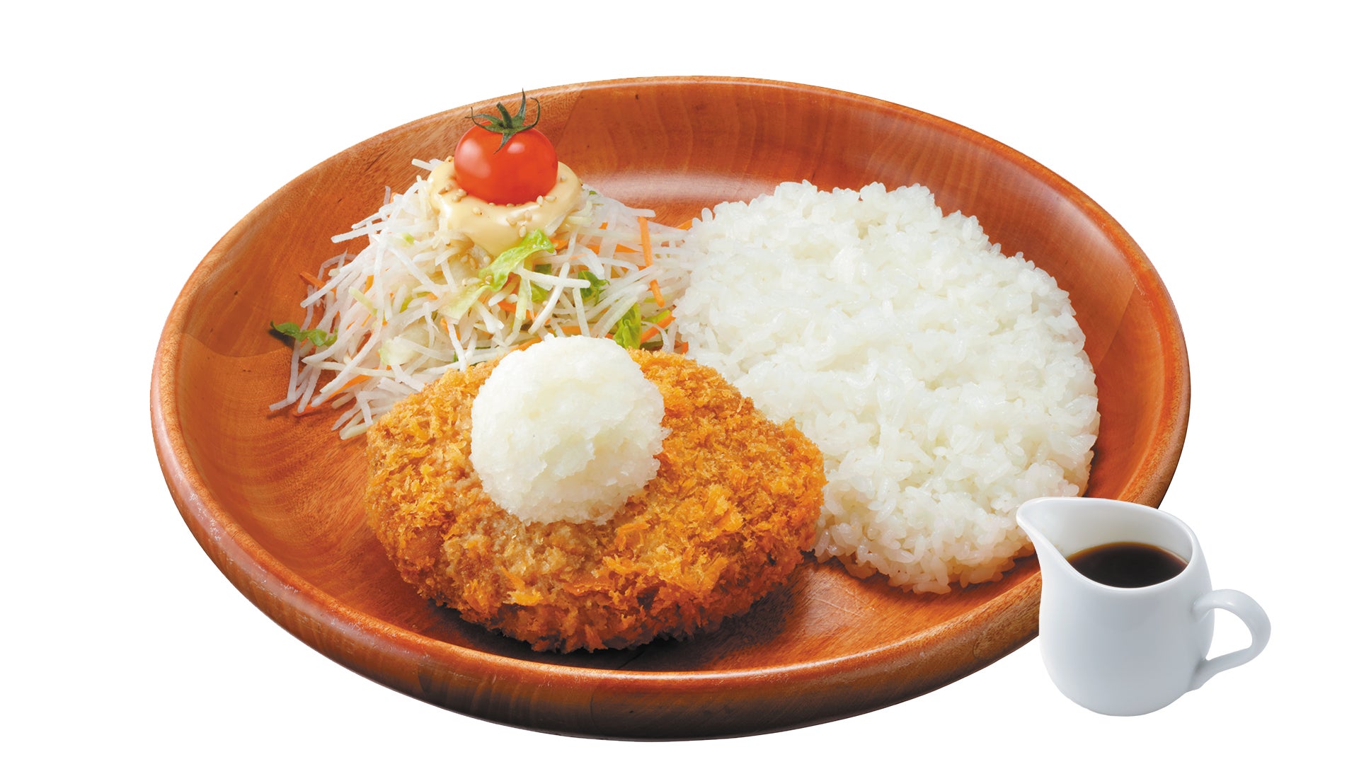 メンチカツおろしポン酢ディッシュ