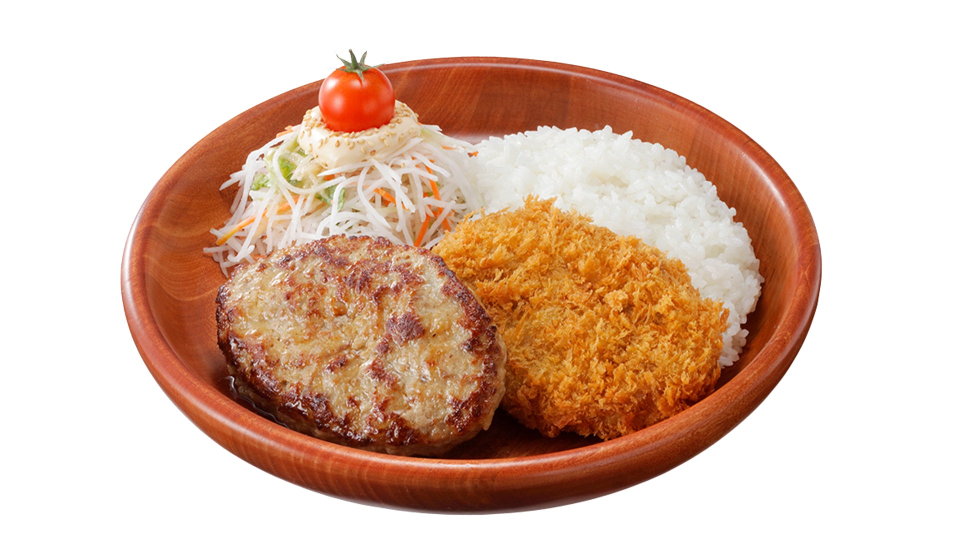 メンチカツ&ハンバーグディッシュ