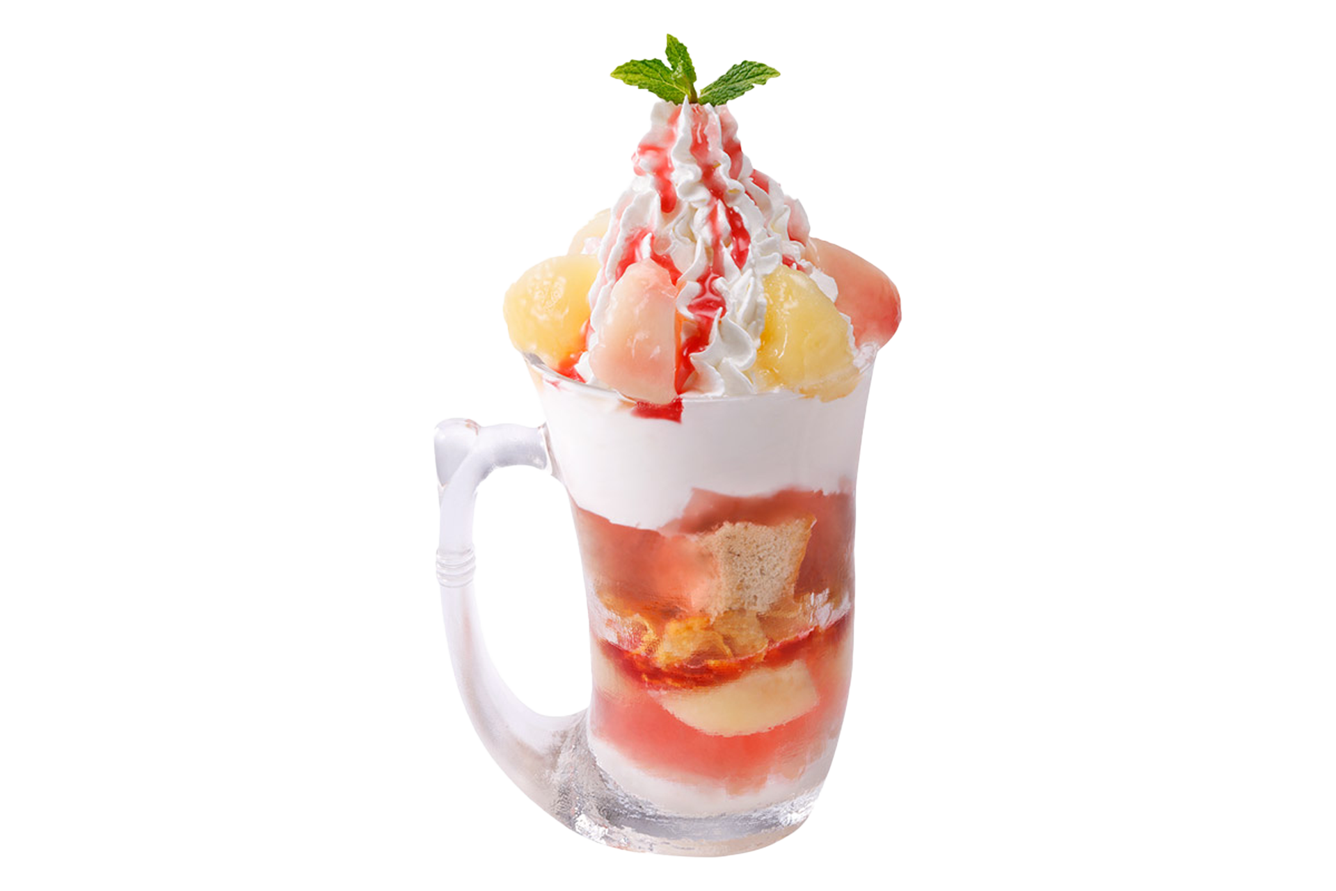 ジョッキパフェ（ピーチ）