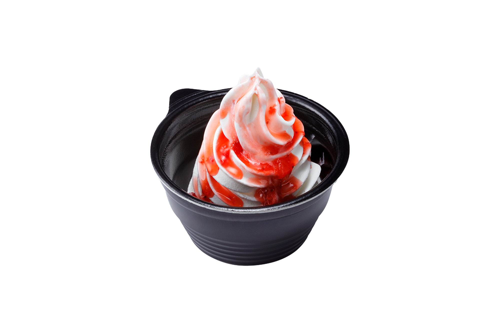 テイクアウト　北海道ソフトクリーム（イチゴソース）