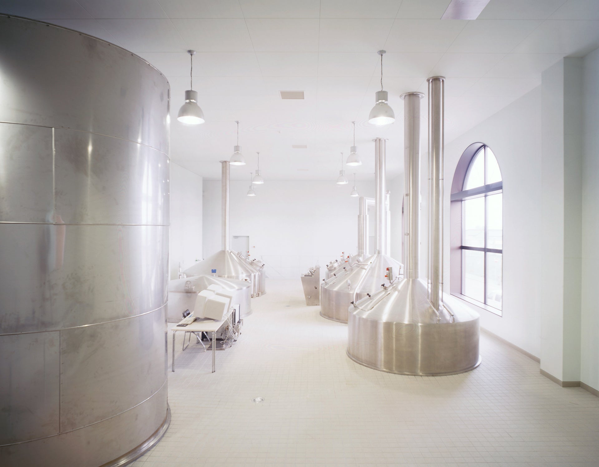 醸造所のマッシュタンク