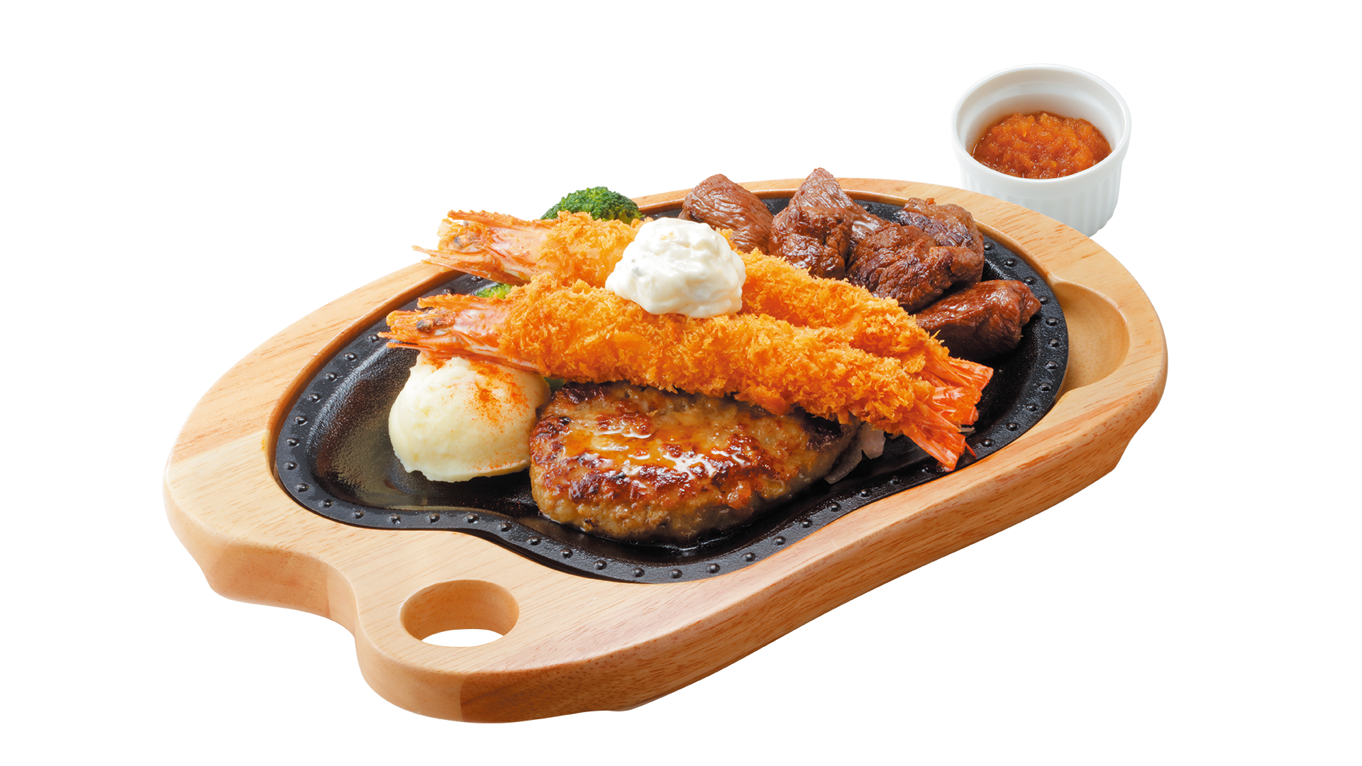 びっくりエビフライ＆ハンバーグ＆コロコロステーキ