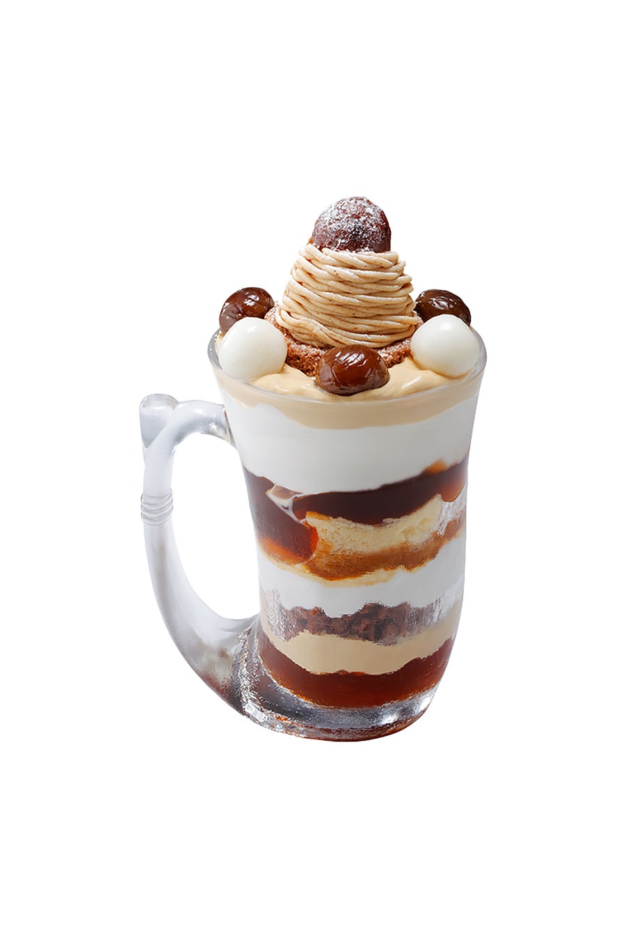 ジョッキパフェ(マロン)