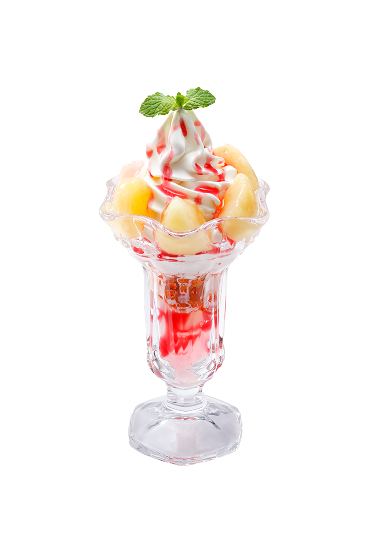 サマースノーピーチパフェ