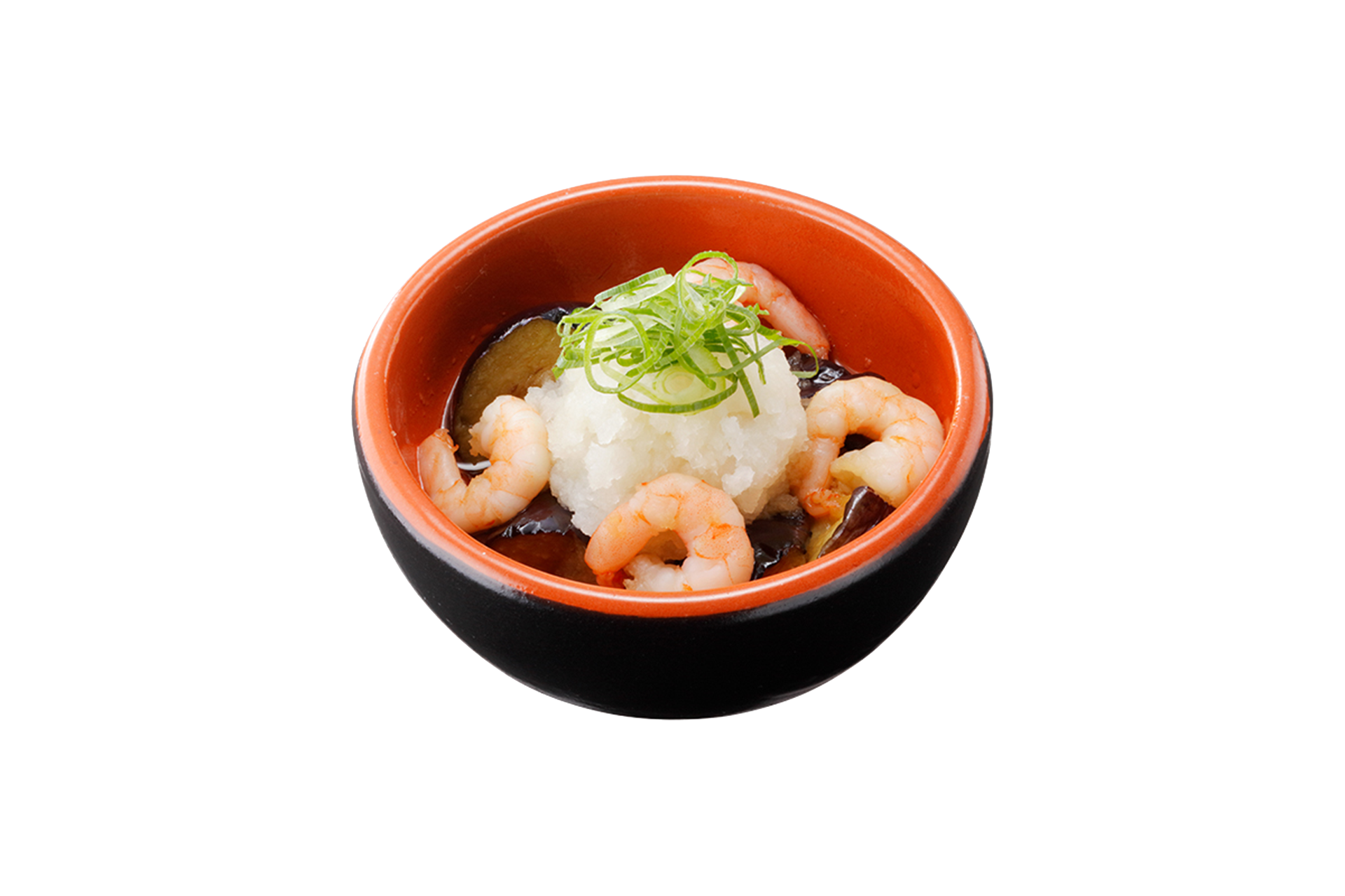 エビと揚げナスのおろし和え