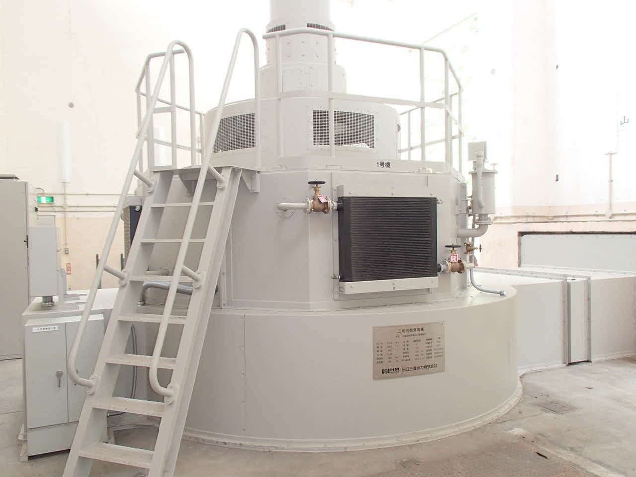 八戸川第一発電所1号機（内部）