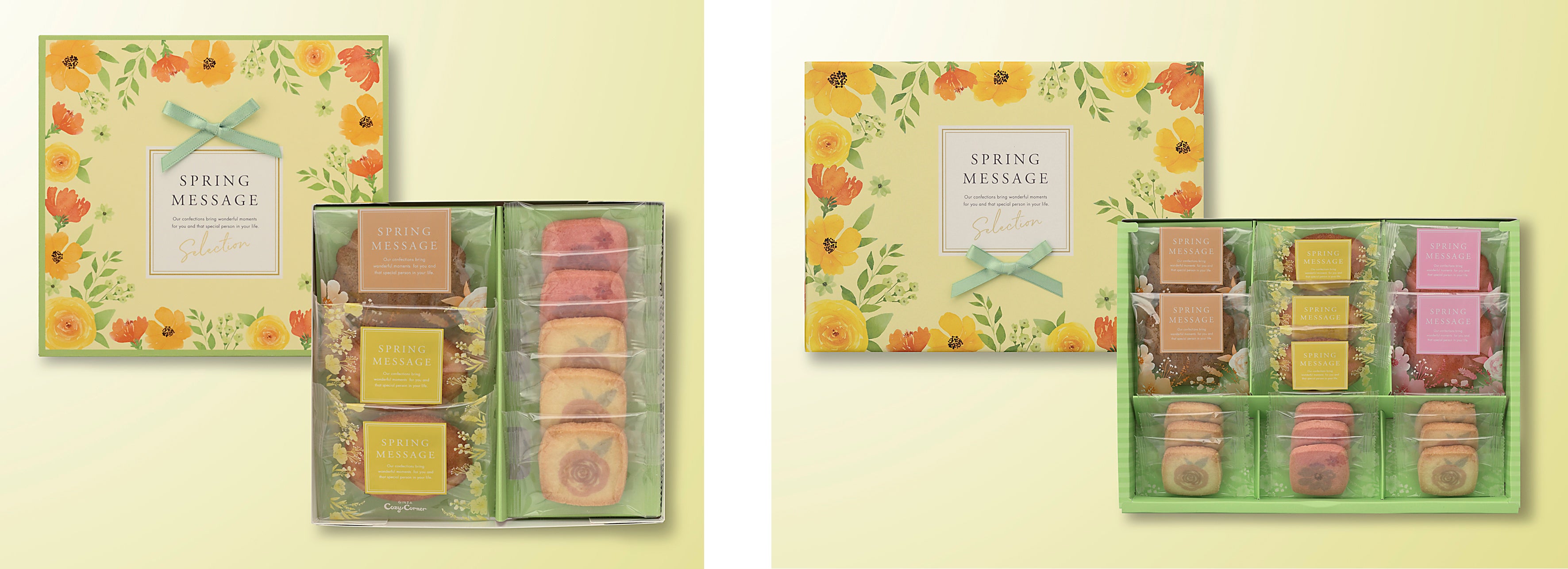 左：セレクション（8個入）　右：セレクション（16個入）