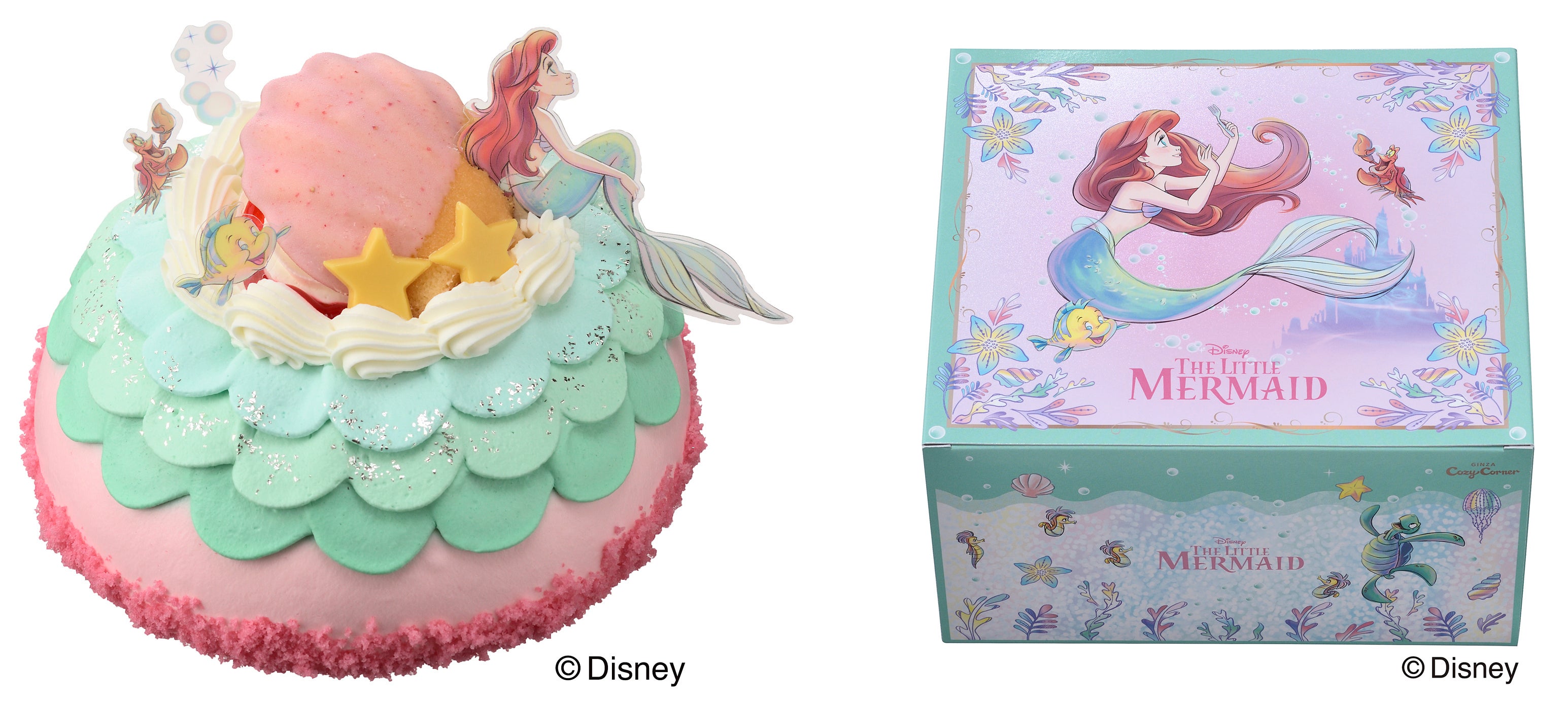 左：ピックを飾ったイメージ　　右：専用BOX