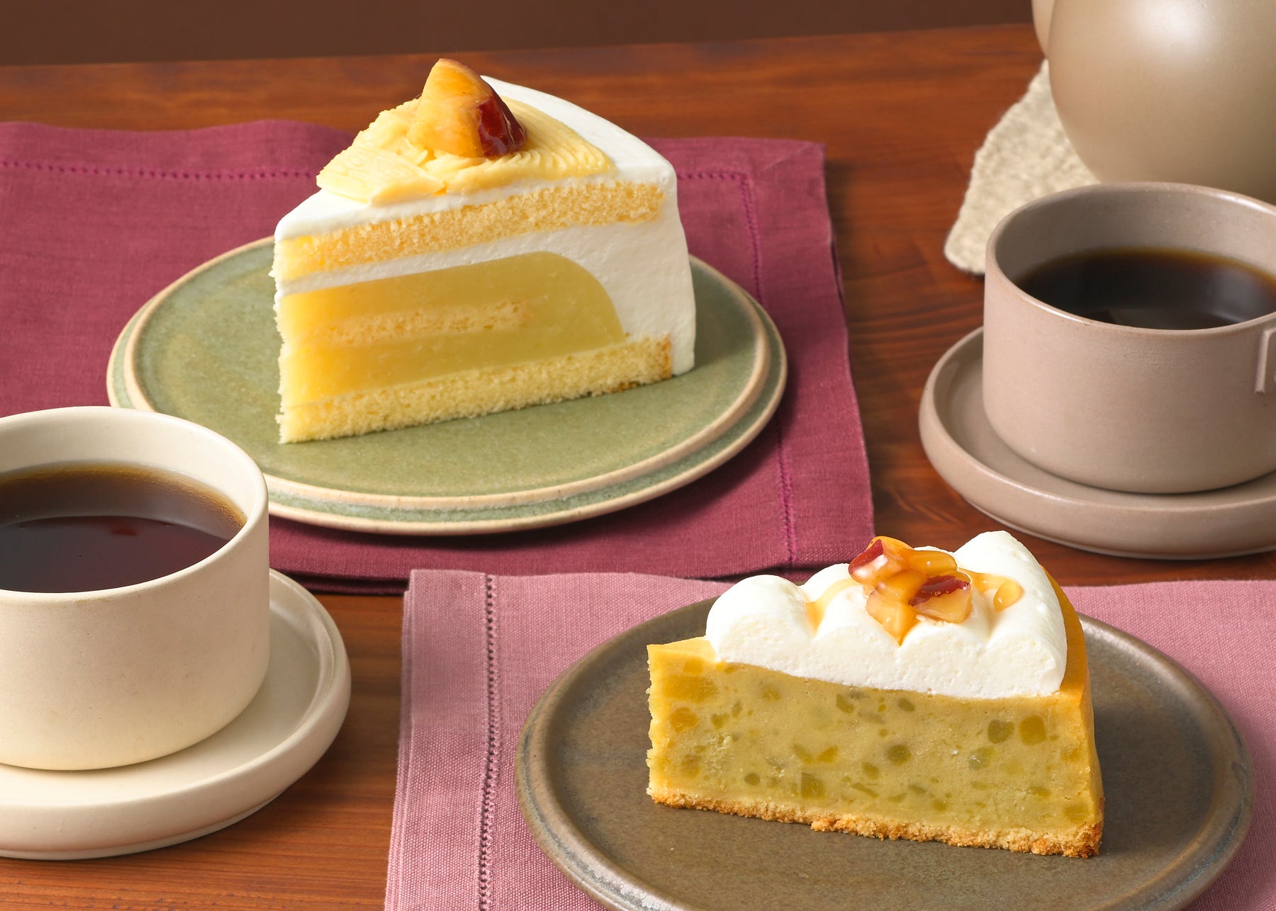 【銀座コージーコーナー】秋のお芋スイーツ、ずっしり満足できるケーキはどっち？「芋ようかんショート」vs「スイートポテトケーキ（紅はるか＆紅あずま）」