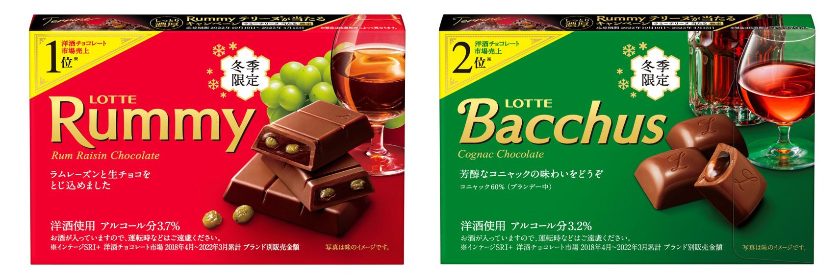 左：ラミー　右：バッカス