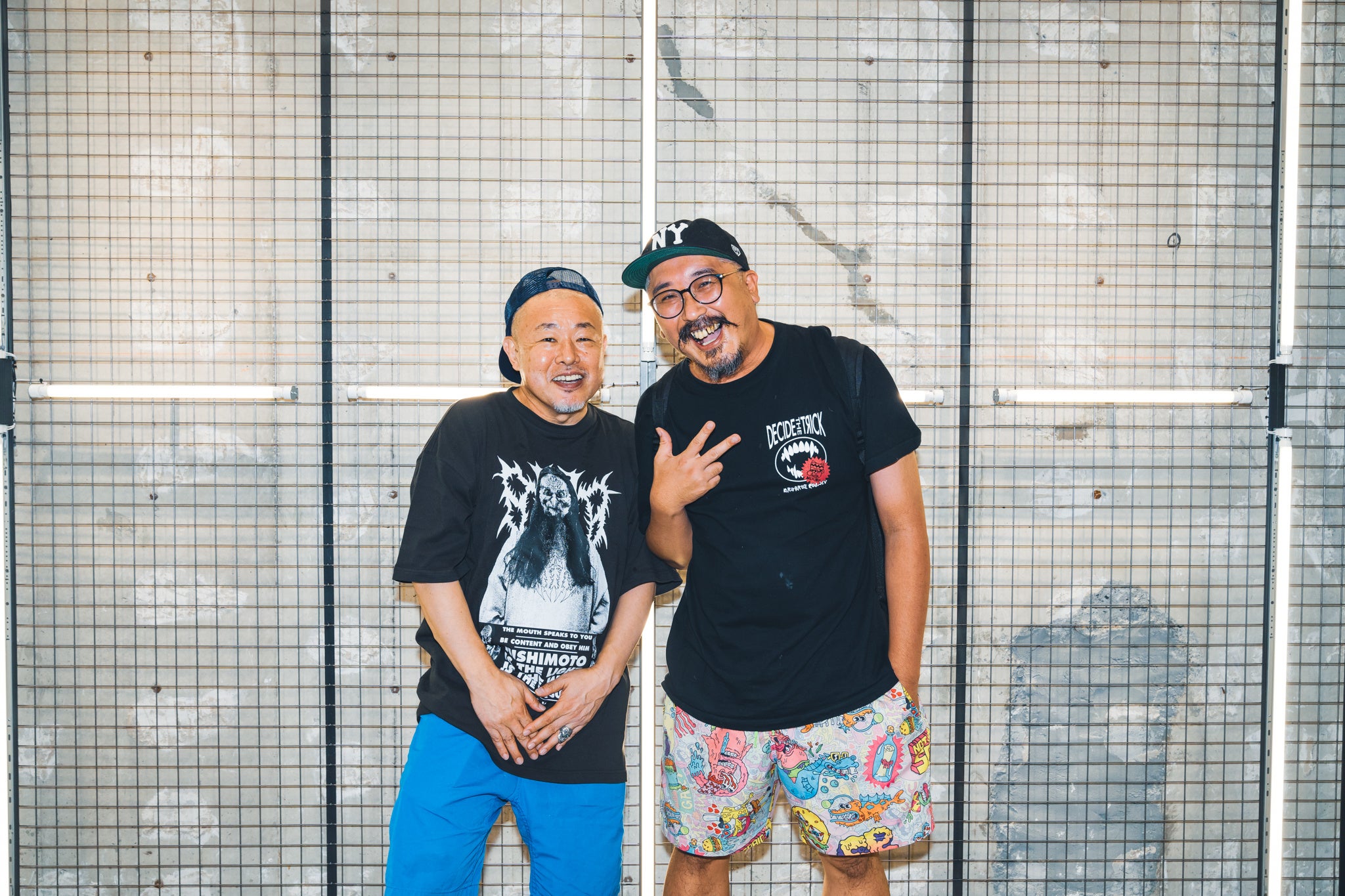 (左から)米原康正氏、KAREZMAD Yusuke Moritani氏