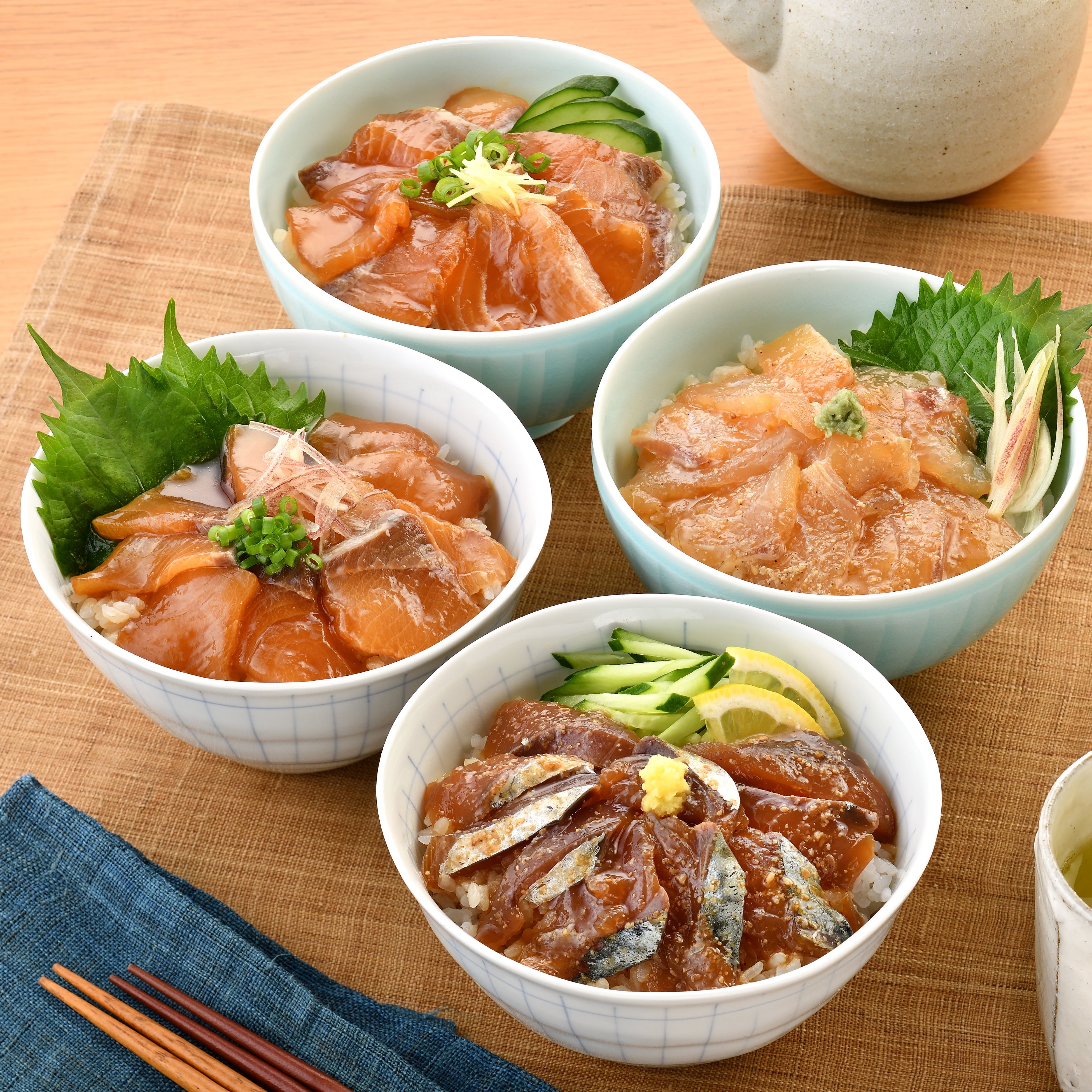 土佐漁師のまかない漬け丼 ４種８袋