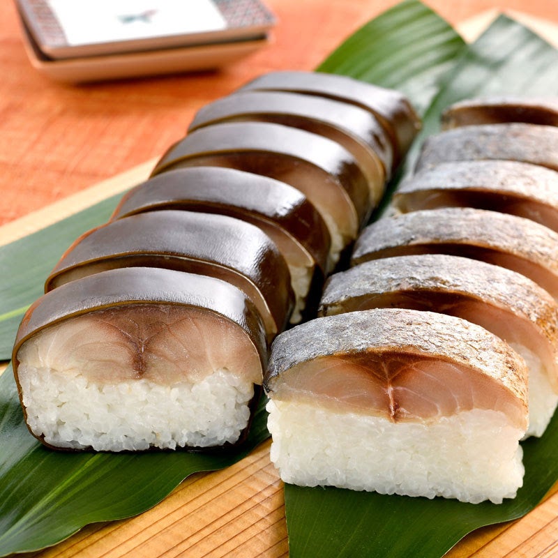 玄海鯖寿司と炙りとろ鯖寿司