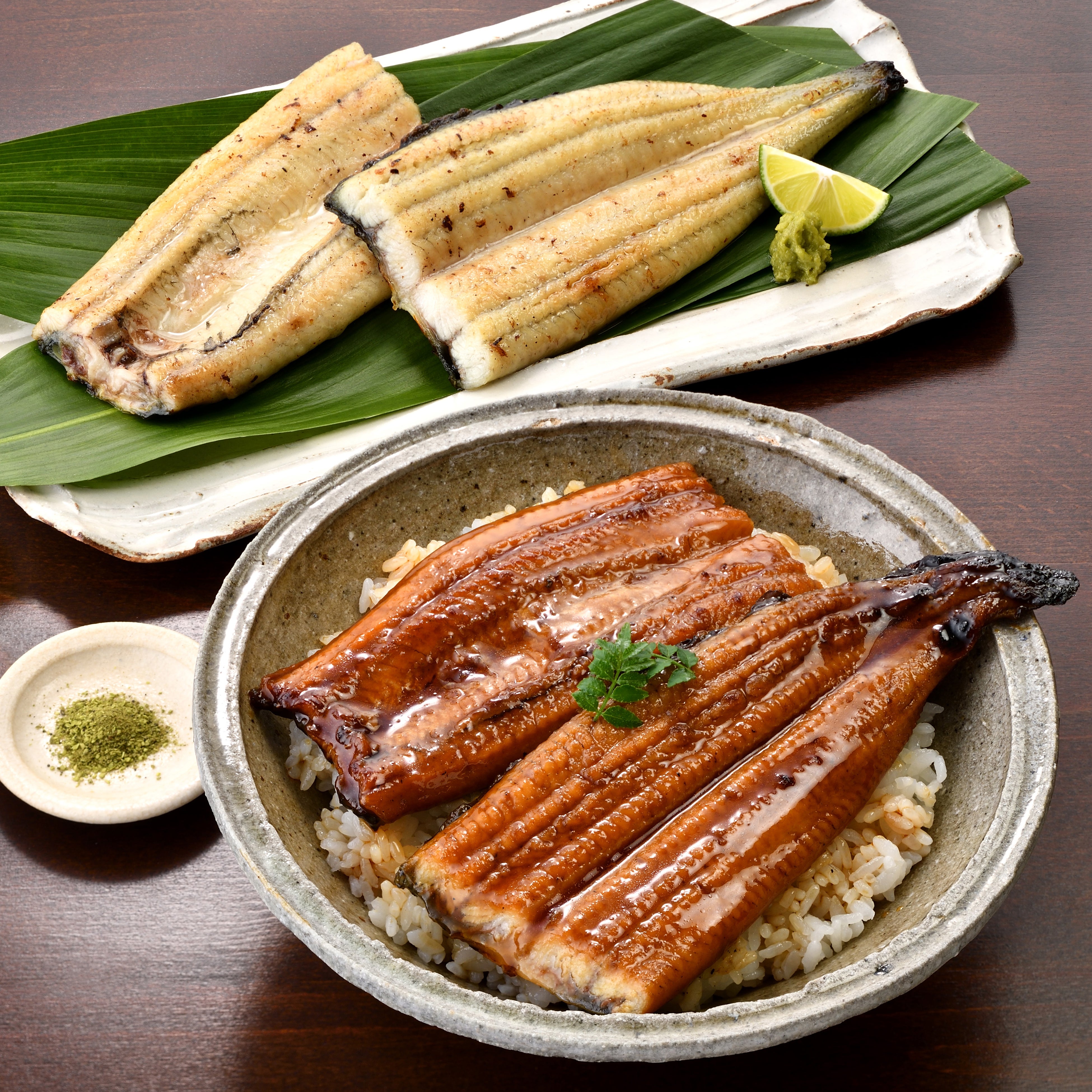 四万十うなぎの蒲焼き・塩うなぎセット