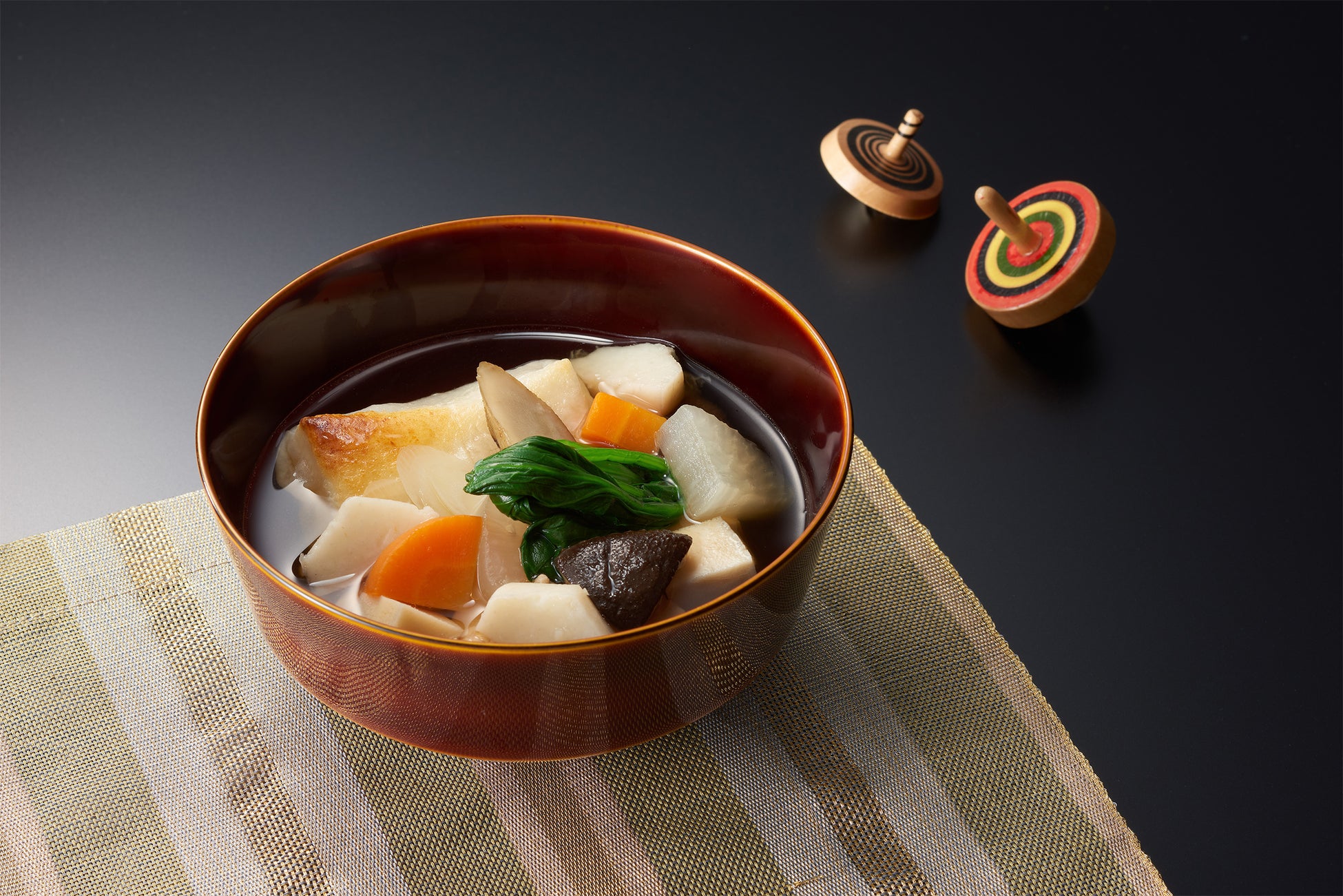 けんちん雑煮(栃木県)/角餅