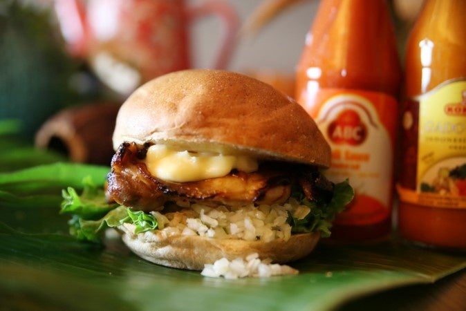 ローストチキンバーガー