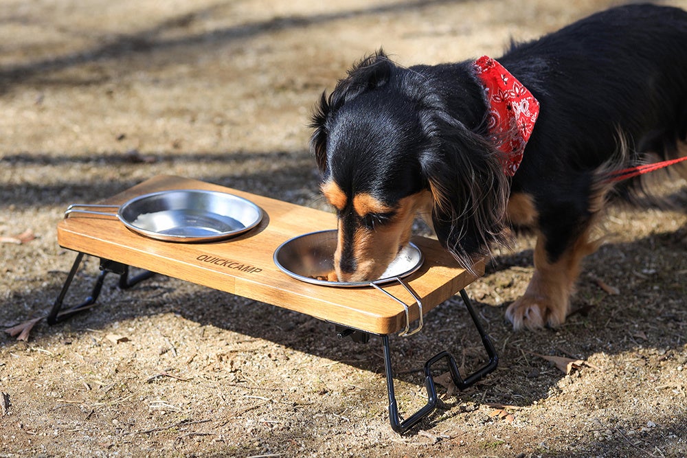 アウトドアブランド発！ お洒落な愛犬用シェラカップ＆スタンド