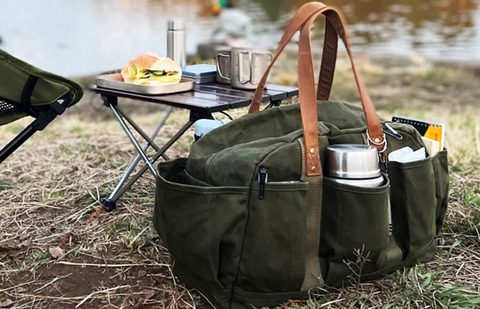 クラウドファンディングMAKUAKEにて「MZZキャンプギアバッグ」先行予約