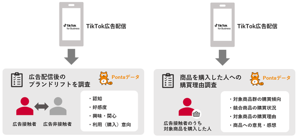 ブランドリフト調査の図解
