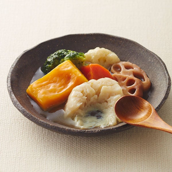 あいーと　ホタテと野菜のあんかけ　価格：735円