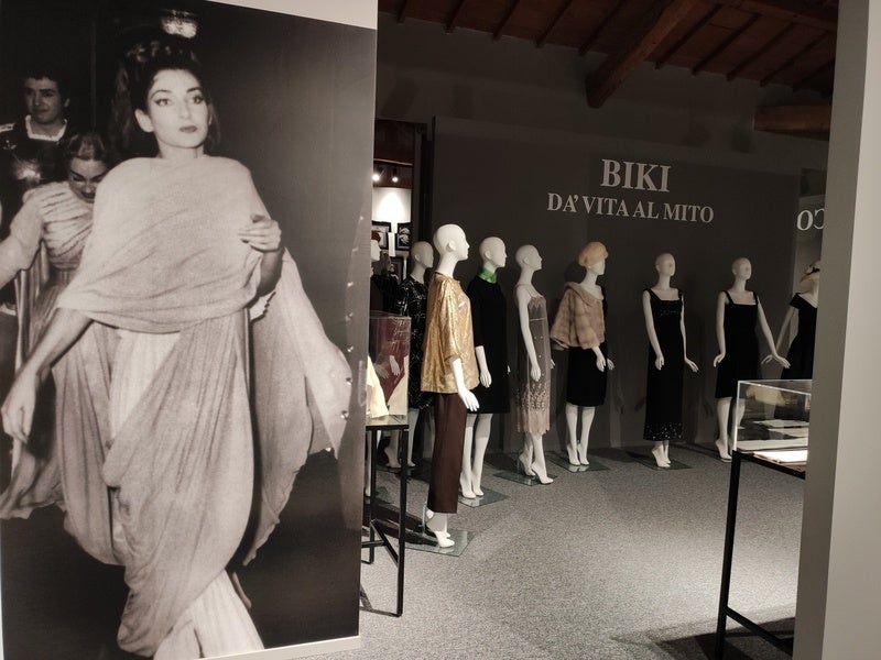 協力：ACCADEMIA LIRICO INTERPRETATIVA MARIA CALLAS イタリア・ヴェローナ州 ゼーヴィオ市で開催された「Maria Callas- Forever Divina」展覧会の様子