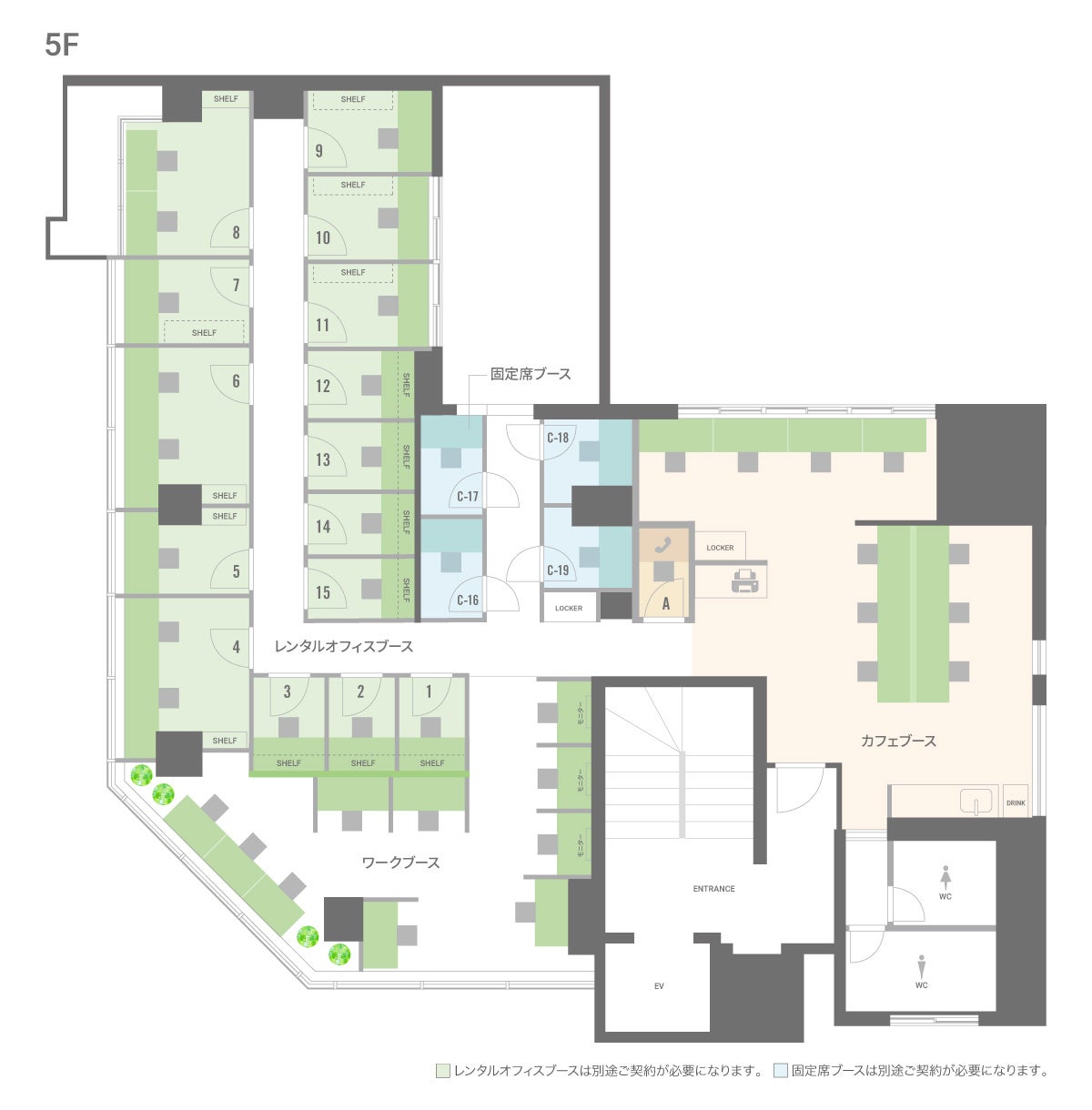BIZcomfort西葛西　フロアマップ