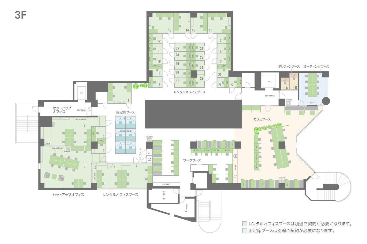 BIZcomfort湘南茅ヶ崎　フロアマップ
