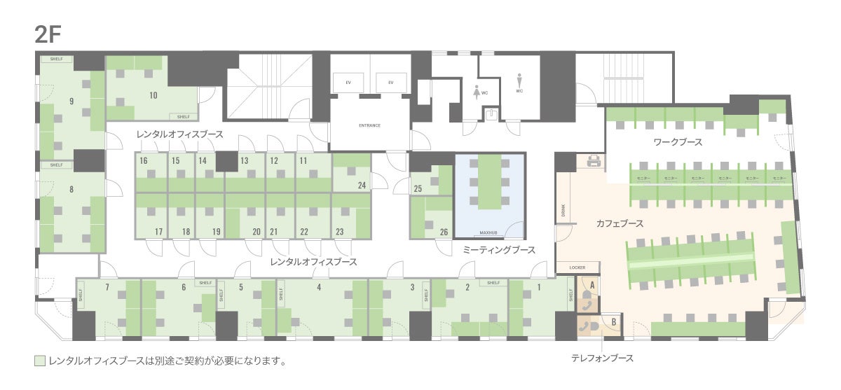 BIZcomfort横浜鶴屋町 フロアマップ