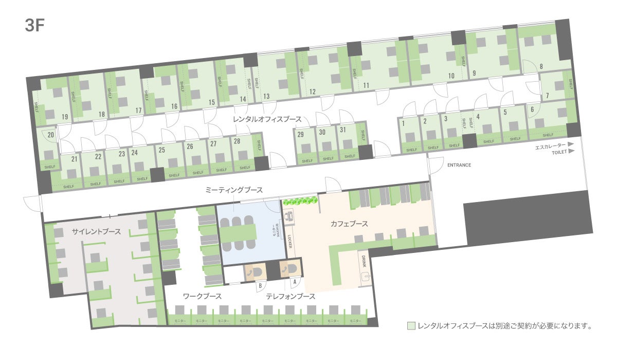 BIZcomfort日暮里 フロアマップ