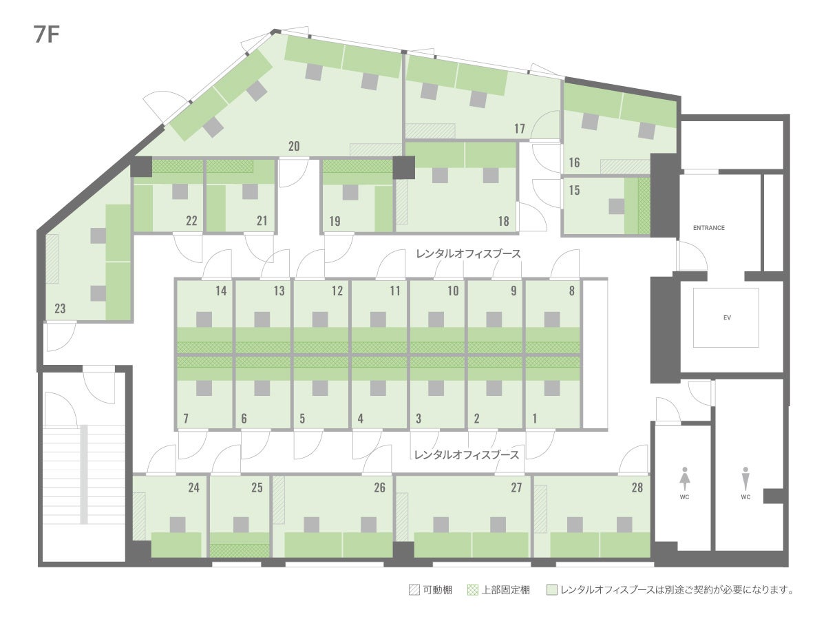 BIZcomfort葛西　フロアマップ7F