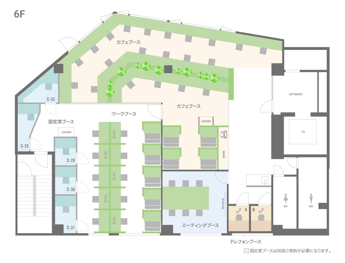 BIZcomfort葛西　フロアマップ6F