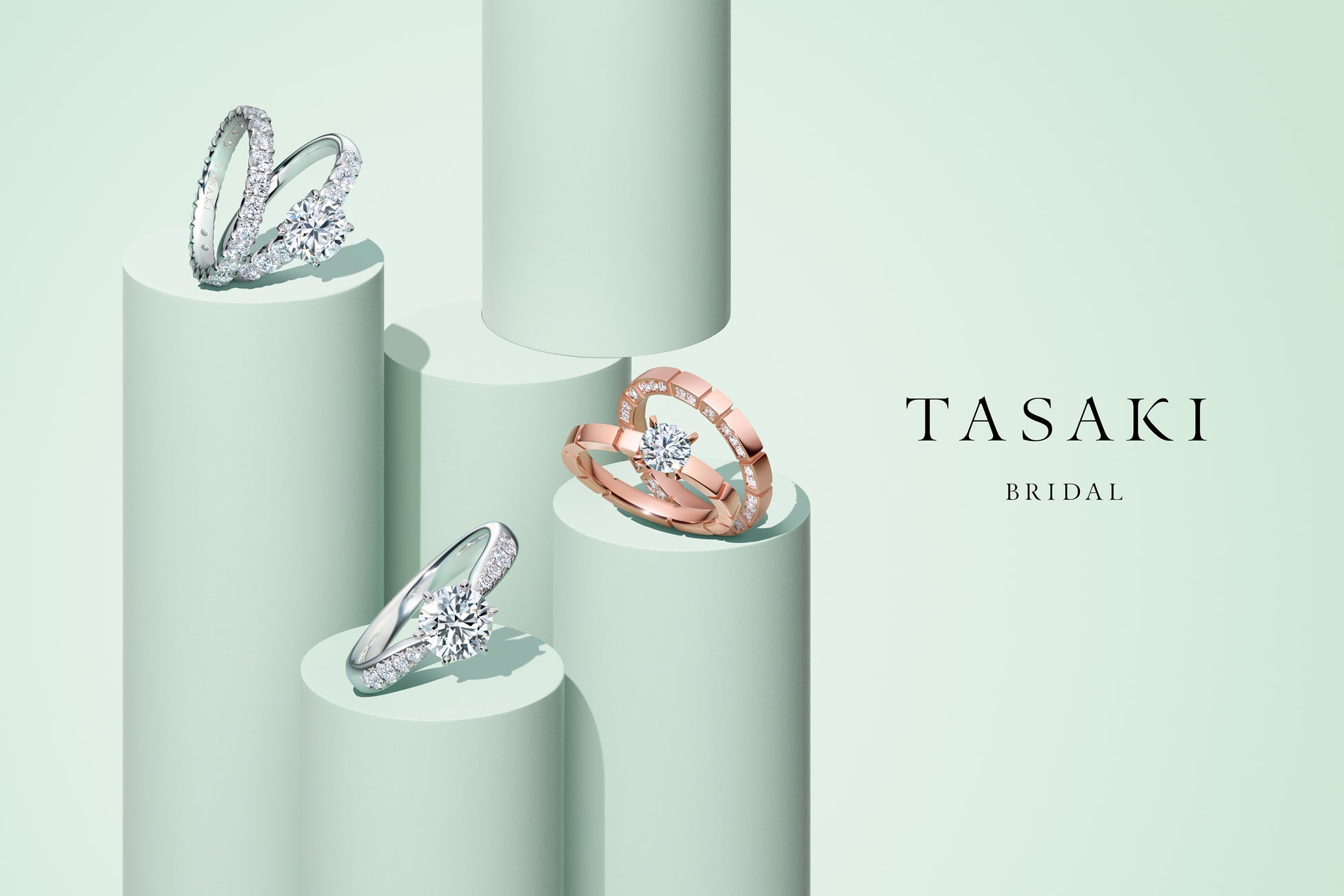 TASAKIブライダルフェア キービジュアル (TASAKI Bridal 新広告ビジュアル)©TASAKI