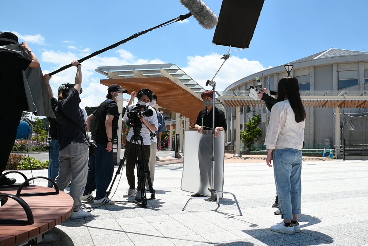 6月4日・5日に双葉町で行われたロケの様子