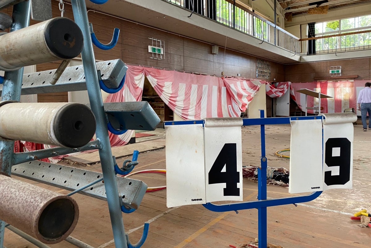 双葉北小学校の体育館