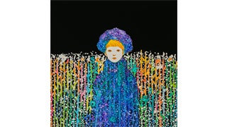 田中千智　 「今を見つめる人」油彩、アクリル、キャンバス　2022年