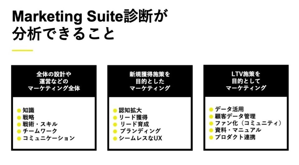 自社のマーケティング活動を診断するmarketing Suiteをリリース 7月限定半額キャンペーン実施中 合同会社flourishのプレスリリース