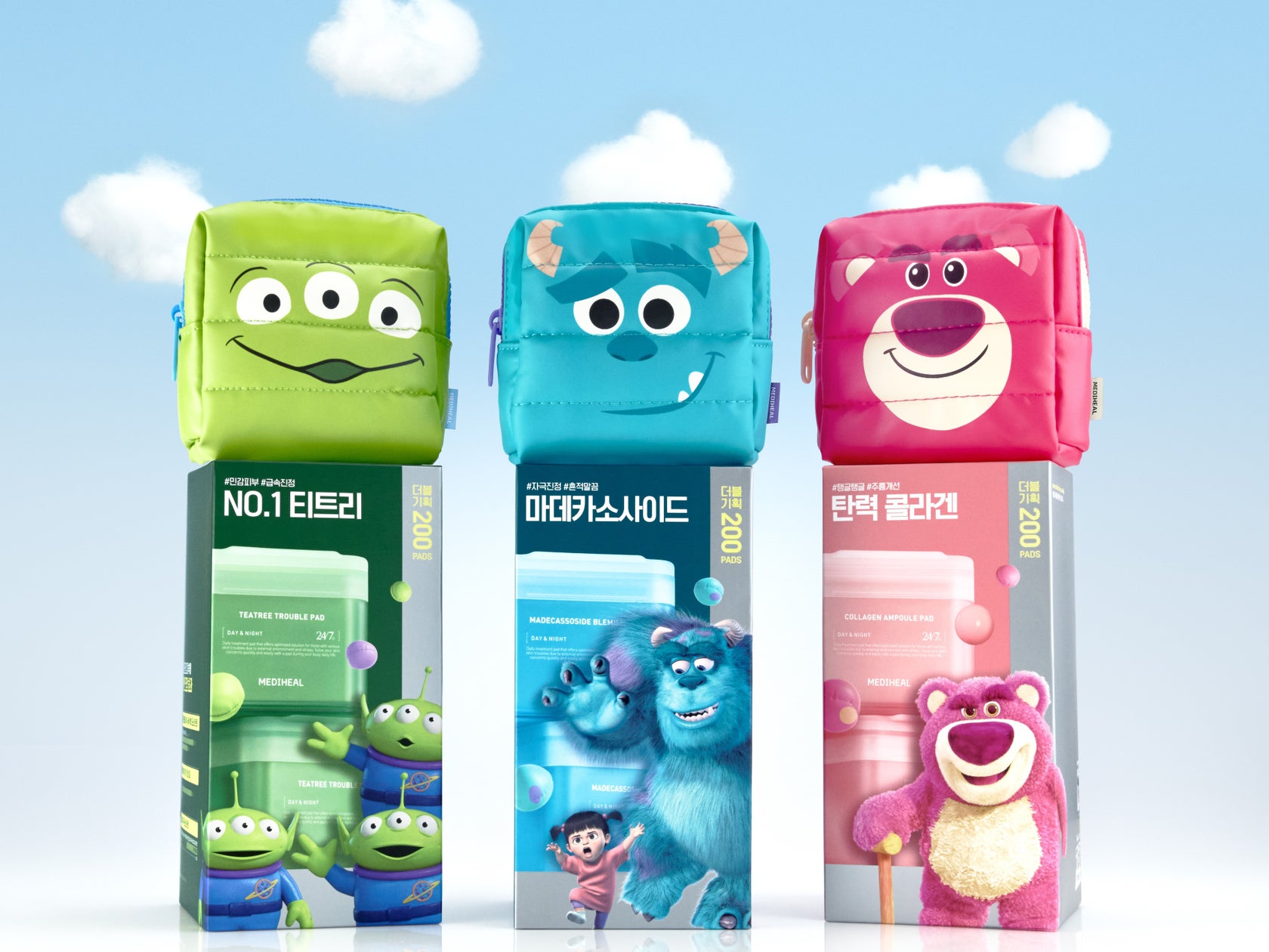 MEDIHEAL(メディヒール)、ディズニー・ピクサーキャラクターの期間限定パッケージを発売!
