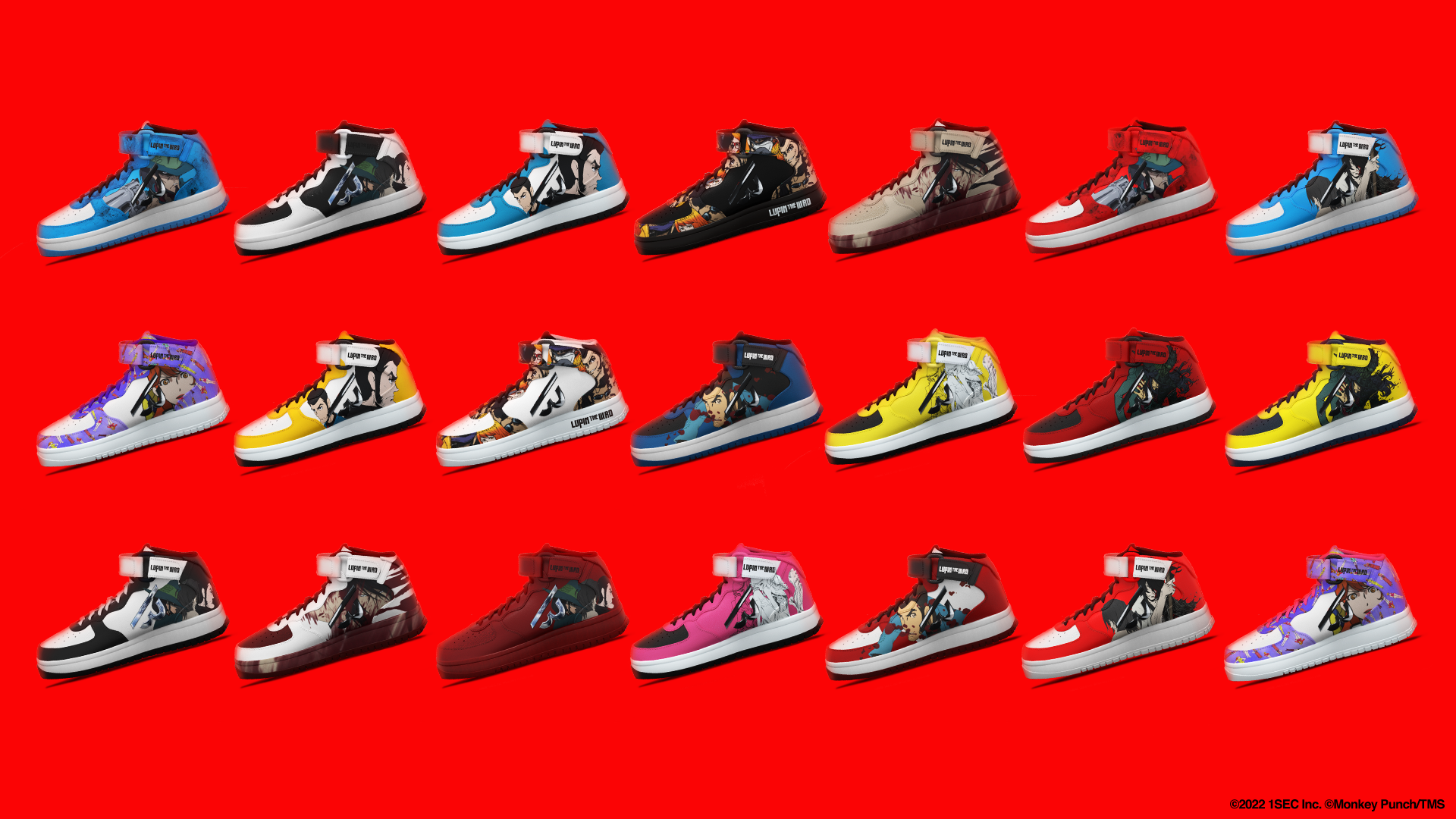 1BLOCK」と「LUPIN THE ⅢRD」シリーズとのコラボレーションNFTが即日