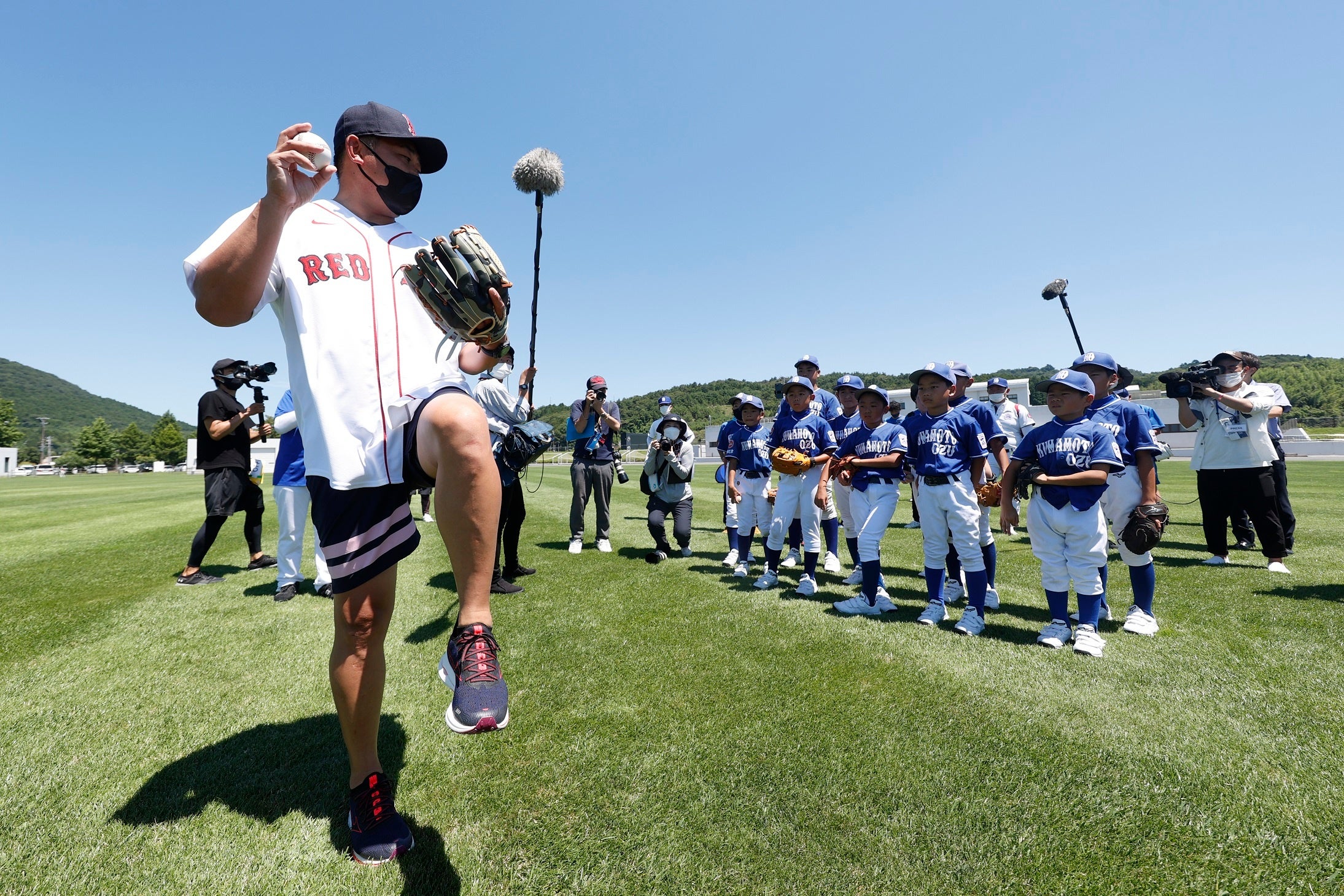 松坂大輔さんによる野球教室（7月31日）