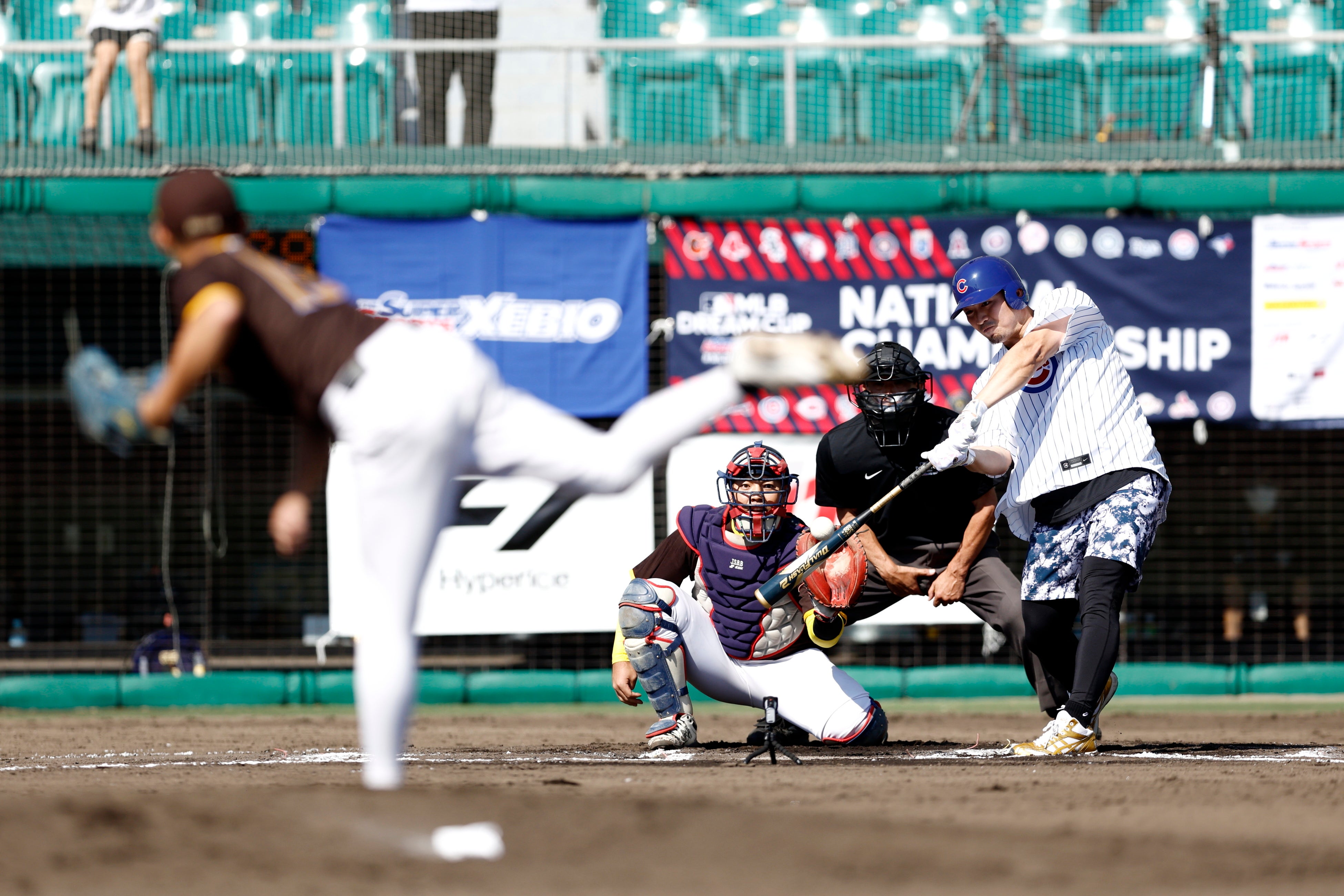 出場チーム鈴木誠也選手の真剣勝負