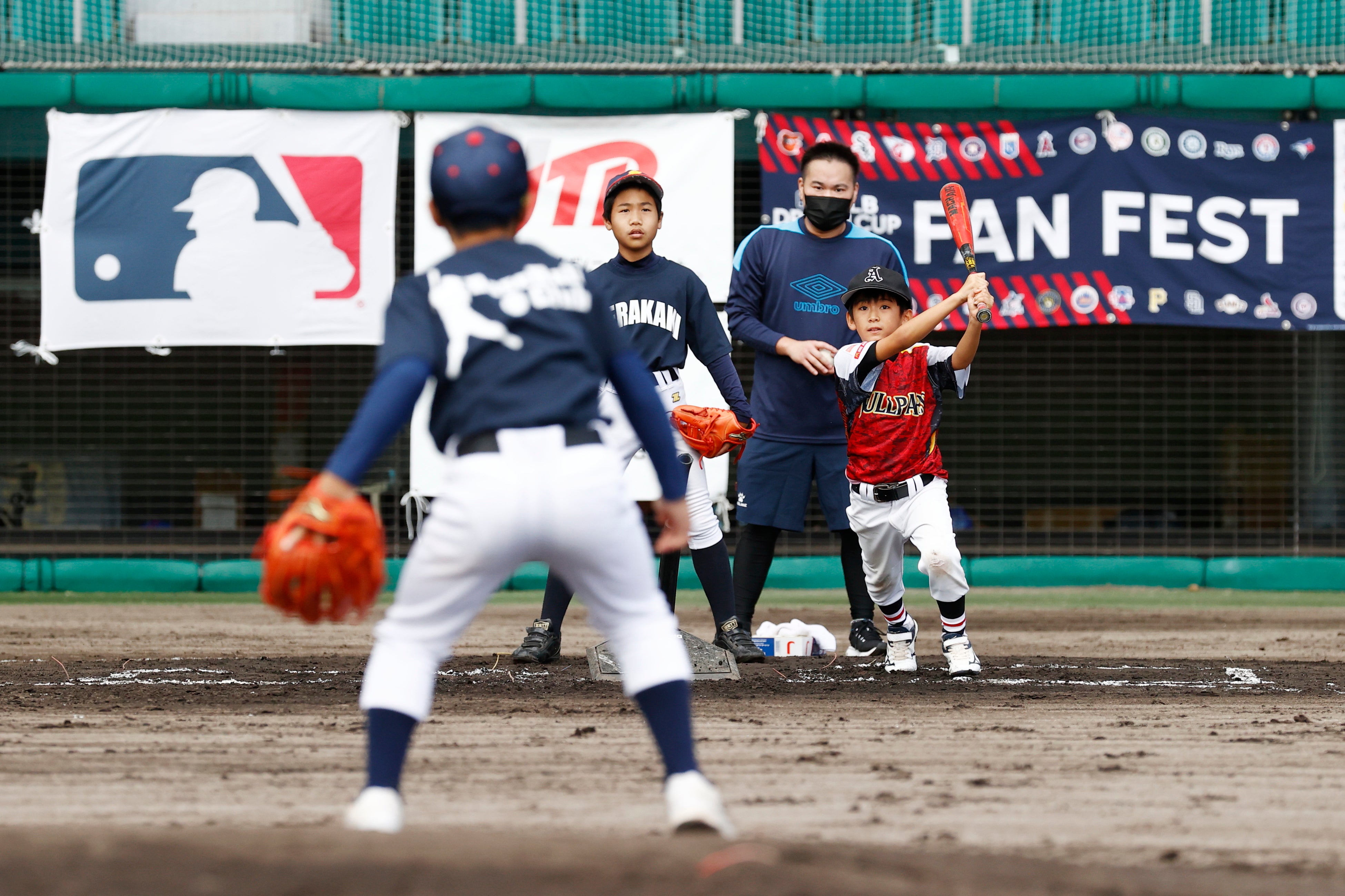 BATTING TEE GAMEの様子