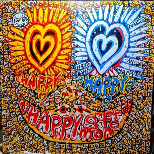 大阪芸術大学が『OSAKA INTERNATIONAL ART 2025』に出展!美術学科出身 横岑竜之氏のオリジナルキャラクター「ハッピーモンスター」が描かれた作品を展示・販売 大阪芸術大学が『OSAKA INTERNATIONAL ART 2025』に出展!美術学科出身 横岑竜之氏のオリジナルキャラクター「ハッピーモンスター」が描かれた作品を展示・販売