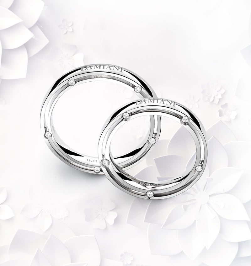 ディ・サイド　マリッジリング　（PT×ダイヤモンド）