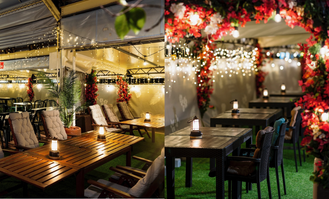 ラグジュアリーシート（左）とリラックスシート