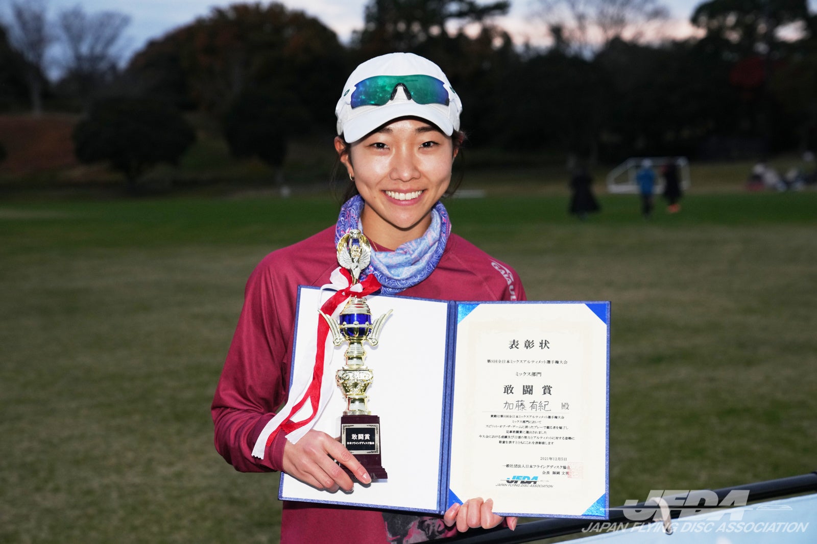 ミックス部門 敢闘賞：加藤 有紀（CRAZY #12）