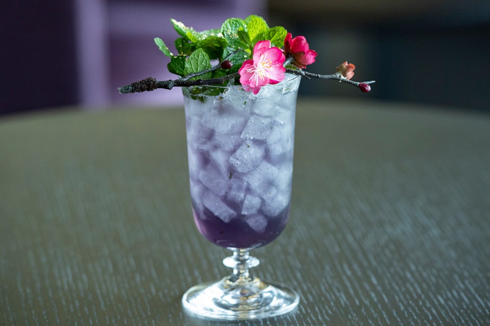 「CHOYA×Champagne Mojito」（チョーヤ×シャンパンモヒート）